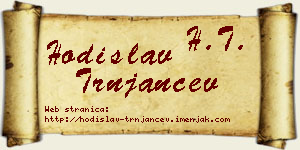 Hodislav Trnjančev vizit kartica